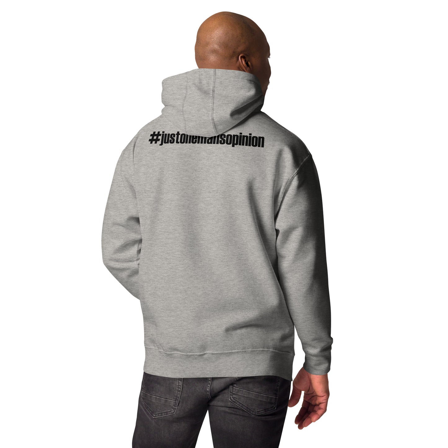 Y'ALL WEIRD Men's Hoodie (BLACK PRINT)