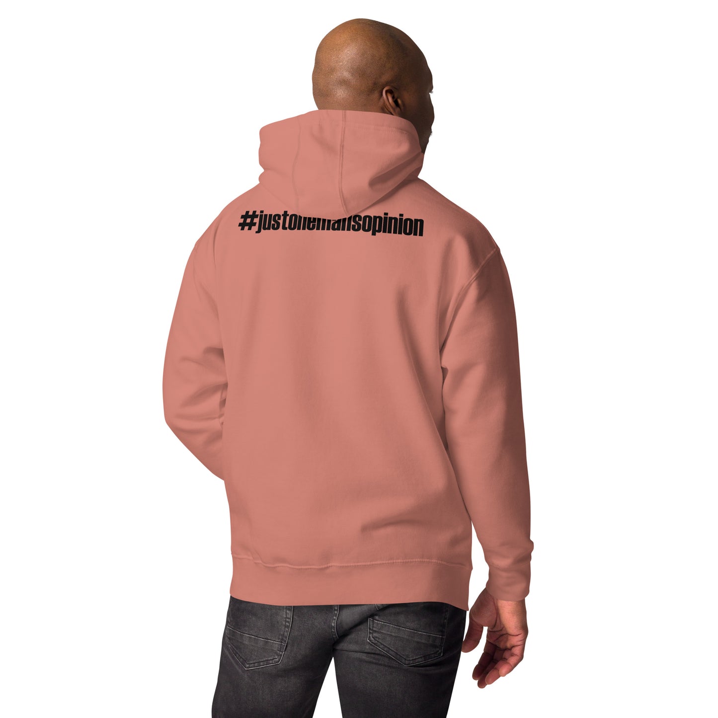 Y'ALL WEIRD Men's Hoodie (BLACK PRINT)