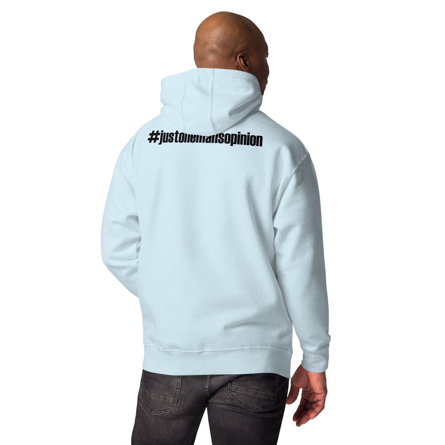 Y'ALL WEIRD Men's Hoodie (BLACK PRINT)