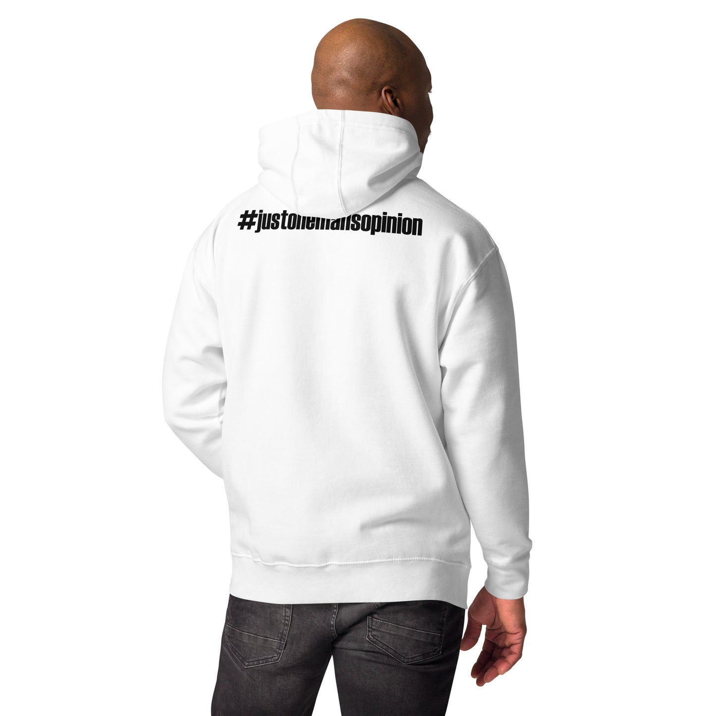 Y'ALL WEIRD Men's Hoodie (BLACK PRINT)